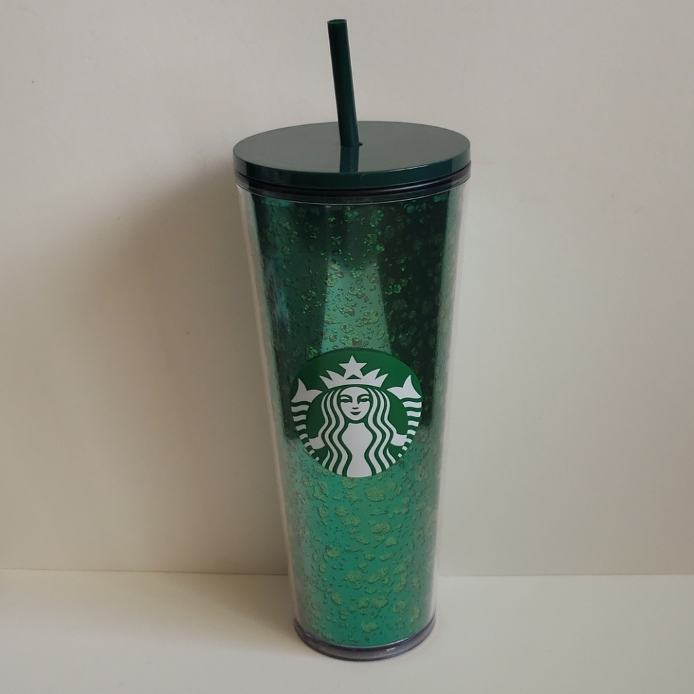 Starbucks 2019 Green Glitter Tumbler